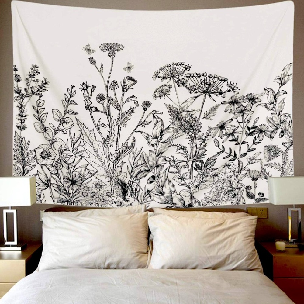 Wildflower Botanical Nature Landscape Tapestry Art - Picture 8 of 8
